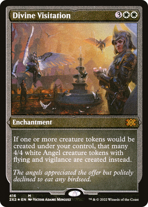 Divine Visitation (2X2-416) - Double Masters 2022 Foil