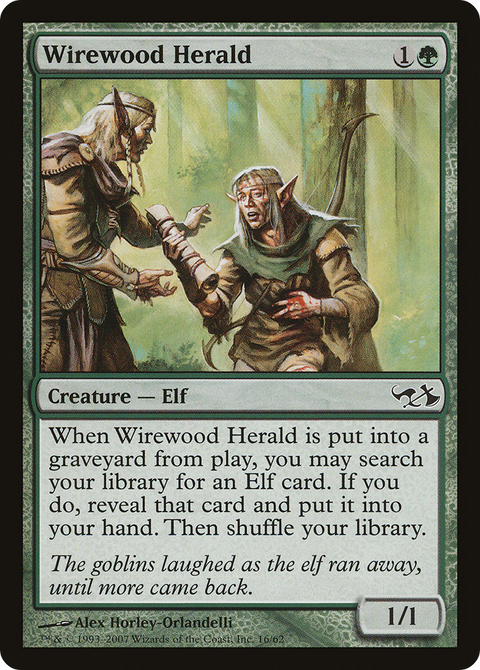 Wirewood Herald (EVG-016) - Duel Decks: Elves vs. Goblins
