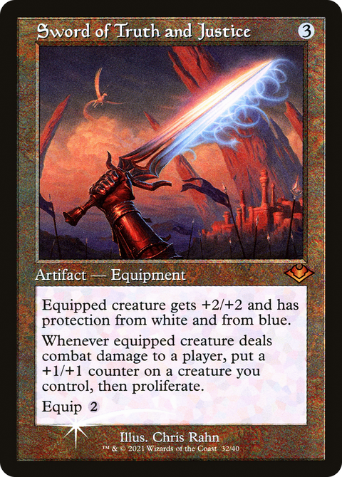 Sword of Truth and Justice (Retro Frame) (MH1-032) - Modern Horizons 1 Timeshifts Foil