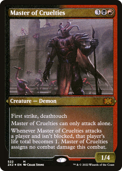 Master of Cruelties (2X2-522) - Double Masters 2022 Foil