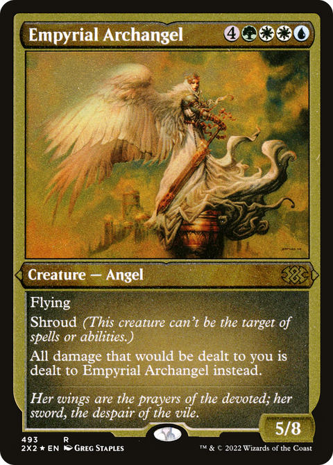 Empyrial Archangel (2X2-493) - Double Masters 2022 Foil
