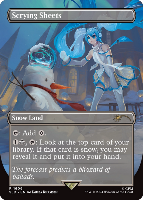 Scrying Sheets (SLD-1606) - Secret Lair Drop (Borderless)