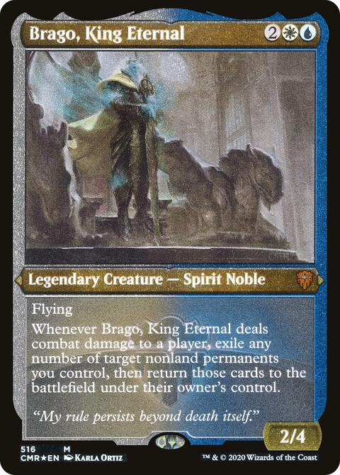 Brago, King Eternal (Foil Etched) (CMR-516) - Commander Legends Etched Foil