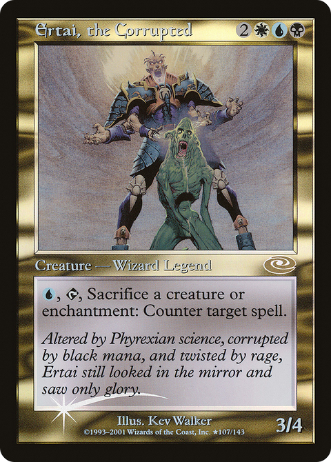 Ertai, the Corrupted (Alt. Art Foil) (PLS-107) - Planeshift