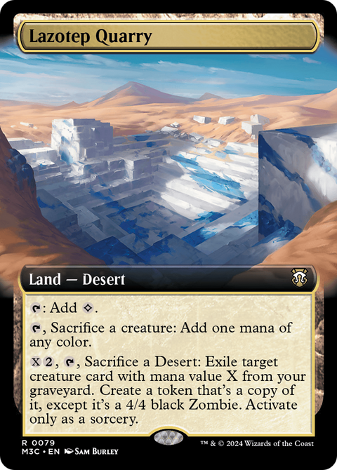 Lazotep Quarry (Extended Art) (M3C-079) - Modern Horizons 3 Commander: (Extended Art)