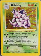 Nidoking #11 Pokemon Base Set