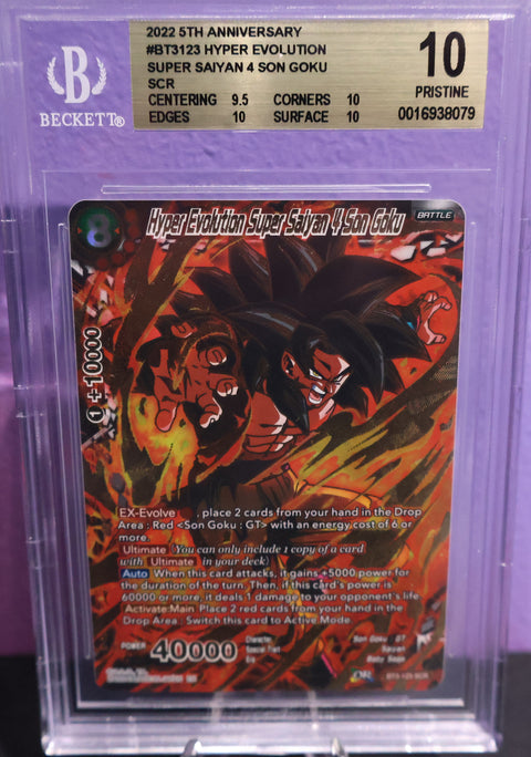 BGS 10 GOLD LABEL Hyper Evolution Super Saiyan 4 Son Goku SCR