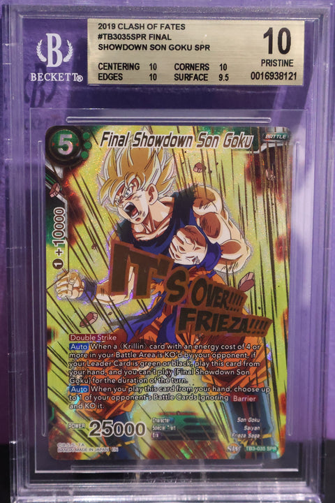 BGS 10 GOLD LABEL Final Showdown Son Goku SPR