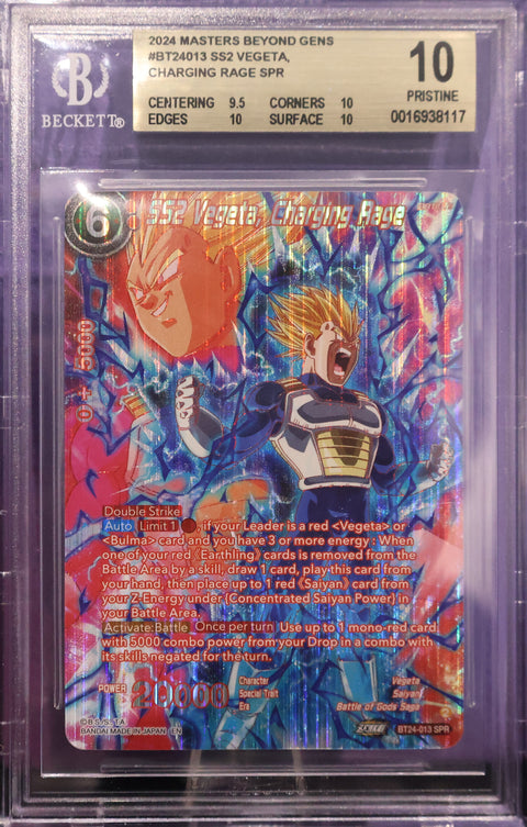 BGS 10 GOLD LABEL SS2 Vegeta, Charging Rage SPR