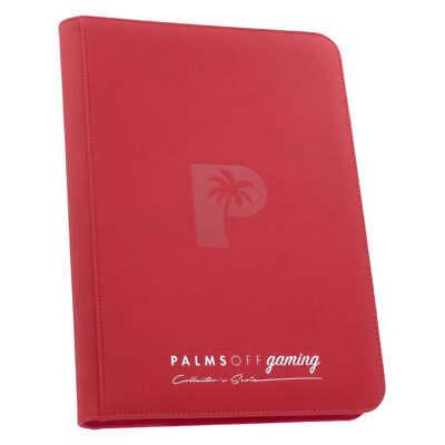 Collector's Series 9 Pocket Zip Trading Card Binder  Red