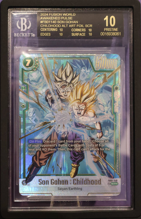 BGS 10 BLACK LABEL Son Gohan : Childhood ALT ART FOIL SCR