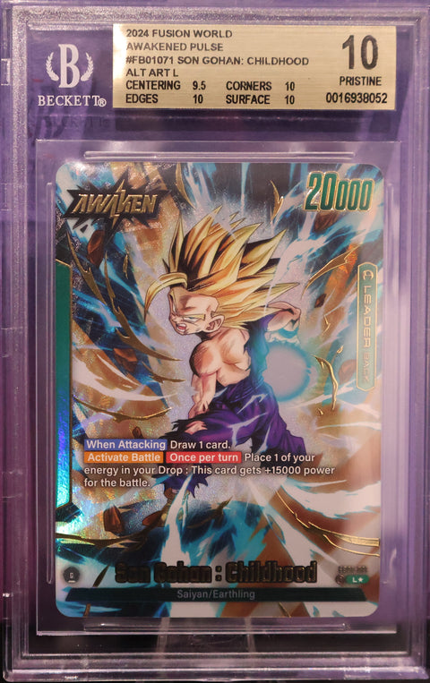 BGS 10 GOLD LABEL- Son Gohan : Childhood // Son Gohan : Childhood ALT ART L