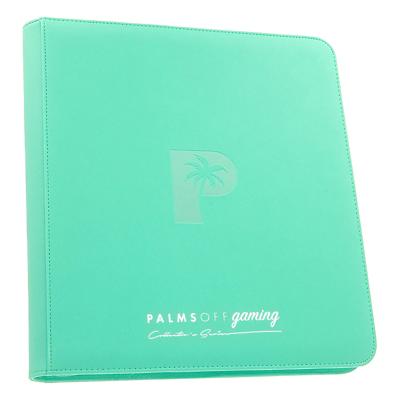 Collector's Series 12 Pocket Zip Trading Card Binder - TURQUOISE