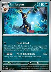 Umbreon [EB Games] #130 Pokemon Obsidian Flames SEALED