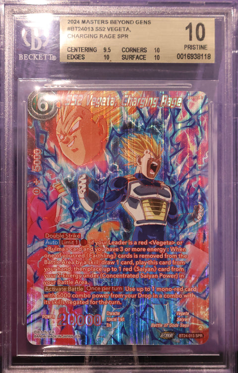 BGS 10 GOLD LABEL SS2 Vegeta, Charging Rage SPR