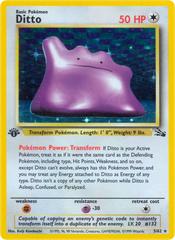 Ditto [1st Edition] #3 Pokemon Fossil