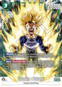 Trunks : Future - FB02-091 (Alternate Art) - Blazing Aura (FB02)