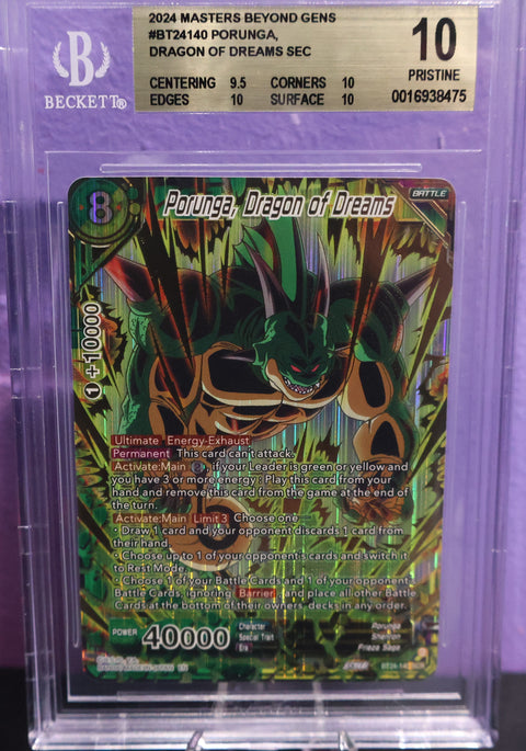 BGS 10 GOLD LABEL Porunga, Dragon of Dreams SCR