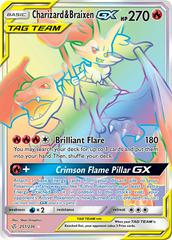 Charizard & Braixen GX #251 Pokemon Cosmic Eclipse