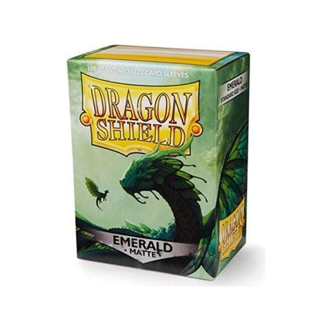 Sleeves - Dragon Shield - Box 100 - Emerald MATTE
