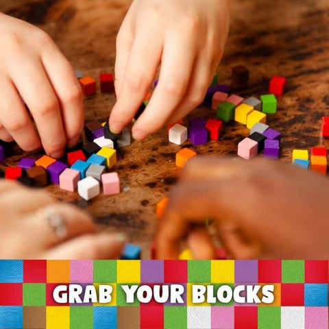 Block Party: Colourful Block Building Family Board Game