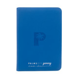 Collector's Series Top Loader Zip Binder - CLEAR - BLUE