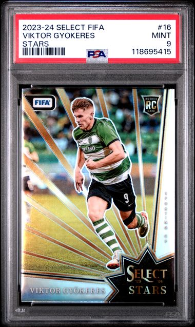 2023-24 PANINI SELECT FIFA SELECT STARS #16 VIKTOR GYOKERES PSA 9