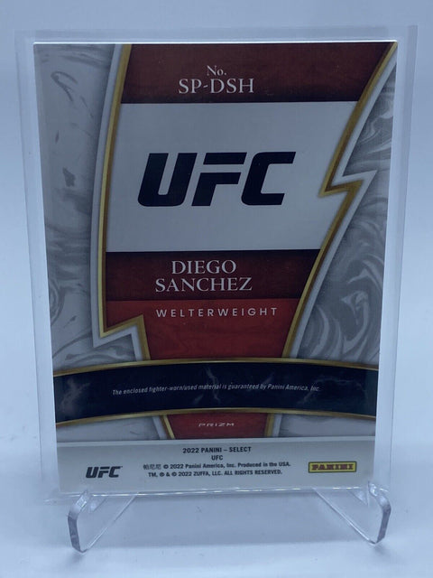 2022 UFC Select Diego Sanchez Patch Prizm