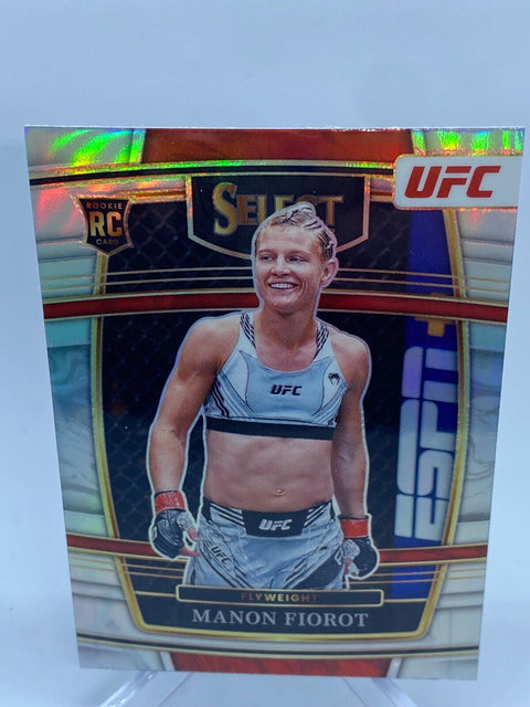 Manon Fiorot Rookie Concourse Silver Prizm - 2022 Panini Select UFC #69