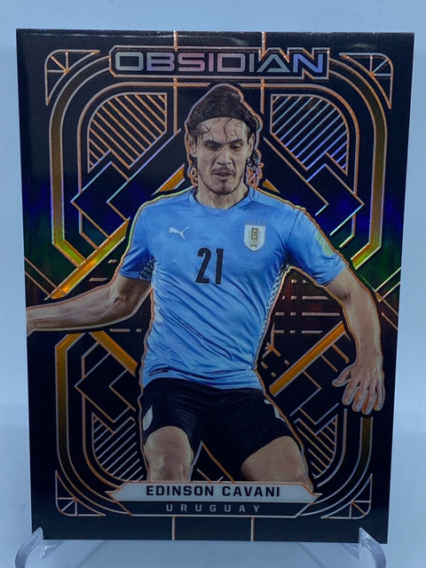 2021-22 Obsidian EDINSON CAVANI Electric Etch Orange /25