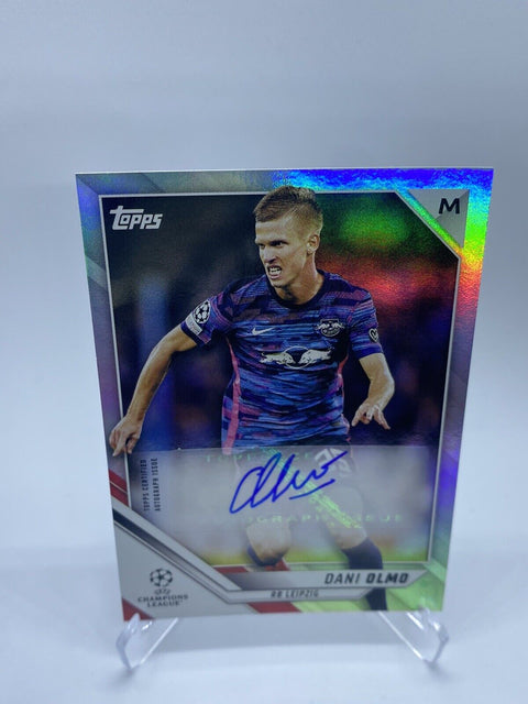 2021-22 Topps Champions League  Dani Olmo AUTO RB Leipzig