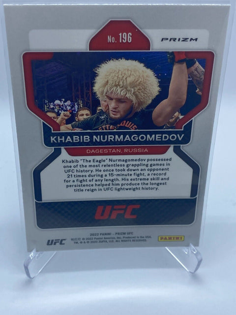 2022 Prizm KHABIB NURMAGOMEDOV Vertical Silver #196