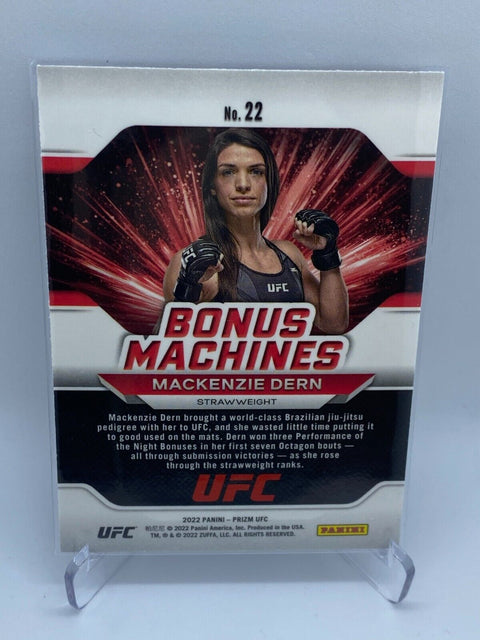 2022 Prizm MACKENZIE DERN Bonus Machines Base #22