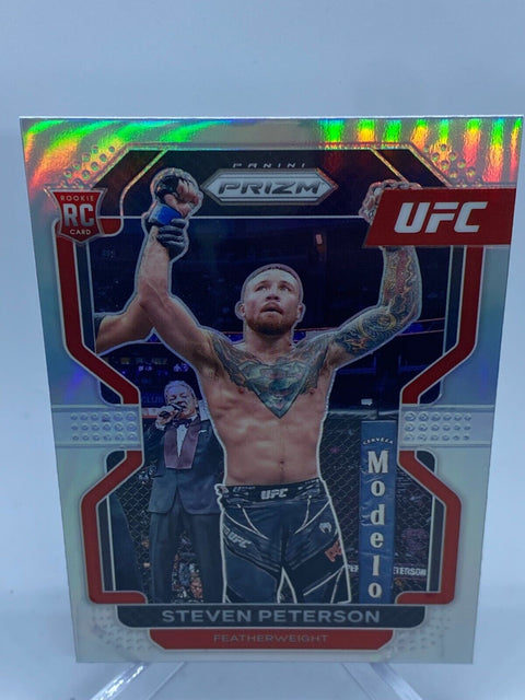 2022 Prizm Silver RC UFC Steven Peterson #104