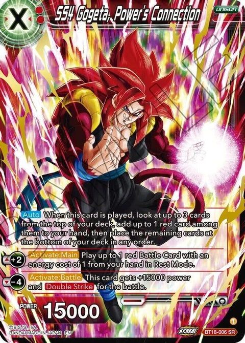 SS4 Gogeta, Power's Connection - Dawn of the Z-Legends