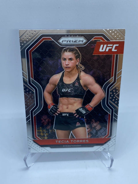 2021 Panini Prizm UFC Tecia Torres Card #3 STRAWWEIGHT BASE CARD