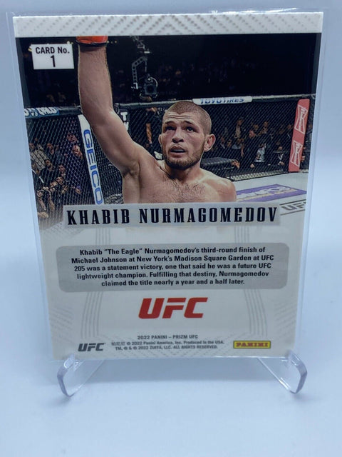 2022 Prizm KHABIB NURMAGOMEDOV Prizm Flashback Base #1