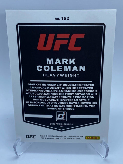 2022 Panini Donruss UFC #162 Mark Coleman  Silver Holo Laser! Heavyweight /99