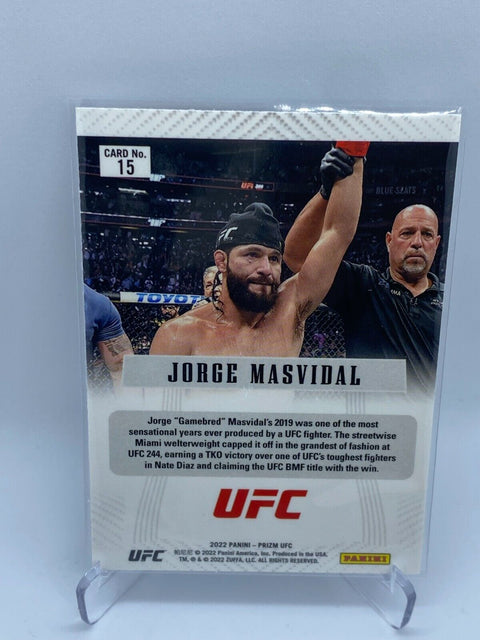 2022 Prizm JORGE MASVIDAL Prizm Flashback Base #15