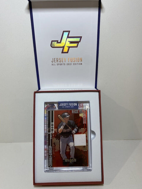 2021 JERSEY FUSION CRAIG BIGGIO 2006 GAME USED JERSEY SWATCH