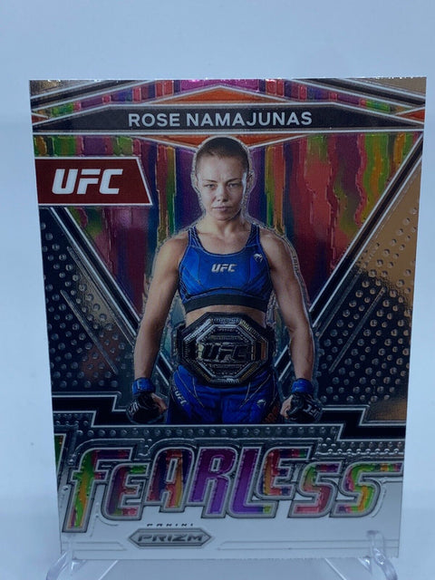 2022 UFC Prizm ROSE NAMAJUNAS Fearless Base #14