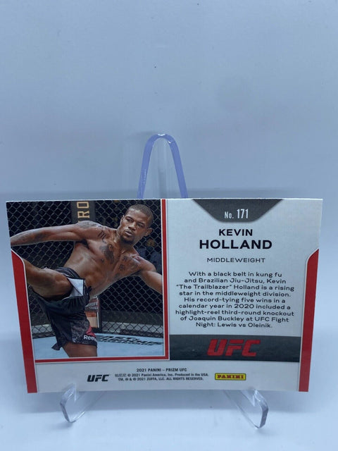 2021 Panini Prizm UFC #171 Kevin Holland Middleweight RC Rookie