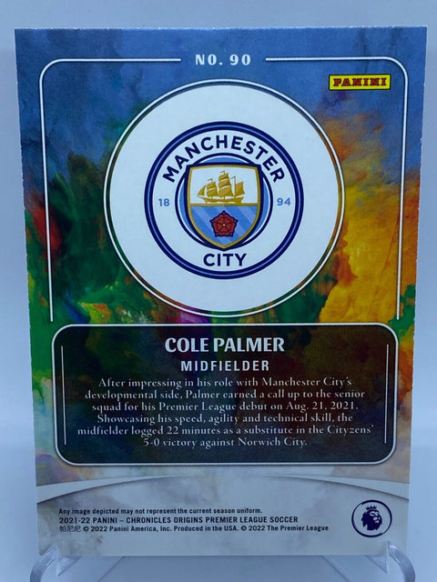 2021-22 Chronicles EPL COLE PALMER Origins Rookie Bronze #90