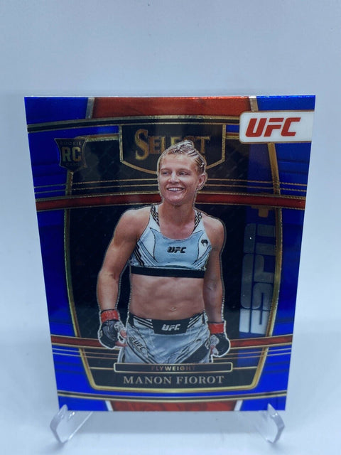 2022 Select UFC MANON FIOROT #69 Retail BLUE Rookie RC Flyweight