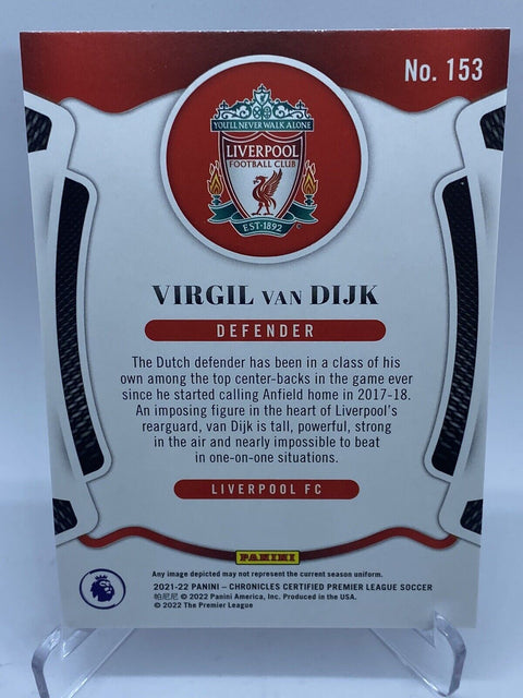 2021-22 Panini Chronicles Virgil van Dijk