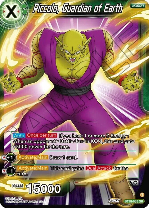 Piccolo, Guardian of Earth - Dawn of the Z-Legends SR