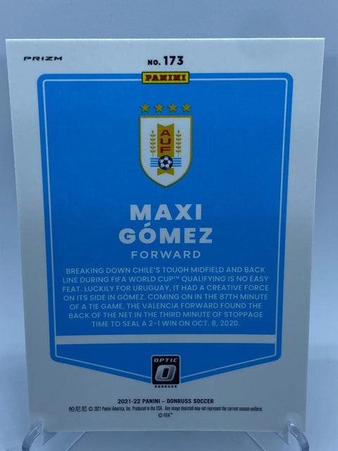 2021-22 Donruss Road to Qatar MAXI GOMEZ Optic Green Velocity  #173