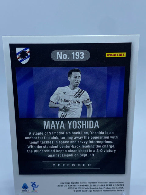 2021-22 Chronicles Soccer Illusions Maya Yoshida Holo UC Sampdoria