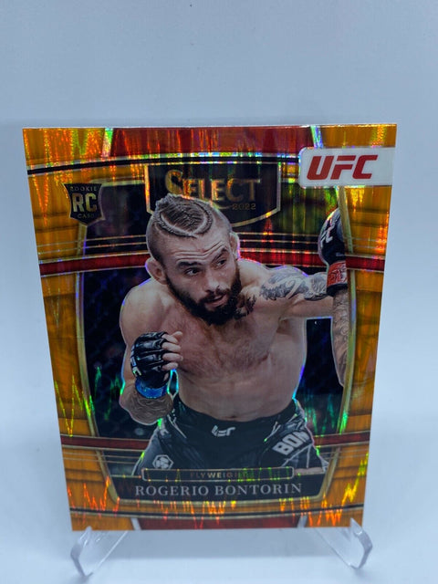 2022 Panini Select UFC Concourse Orange Flash Prizm ROGERIO BONTORIN #63