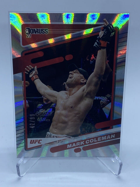 2022 Panini Donruss UFC #162 Mark Coleman  Laser! Heavyweight /99